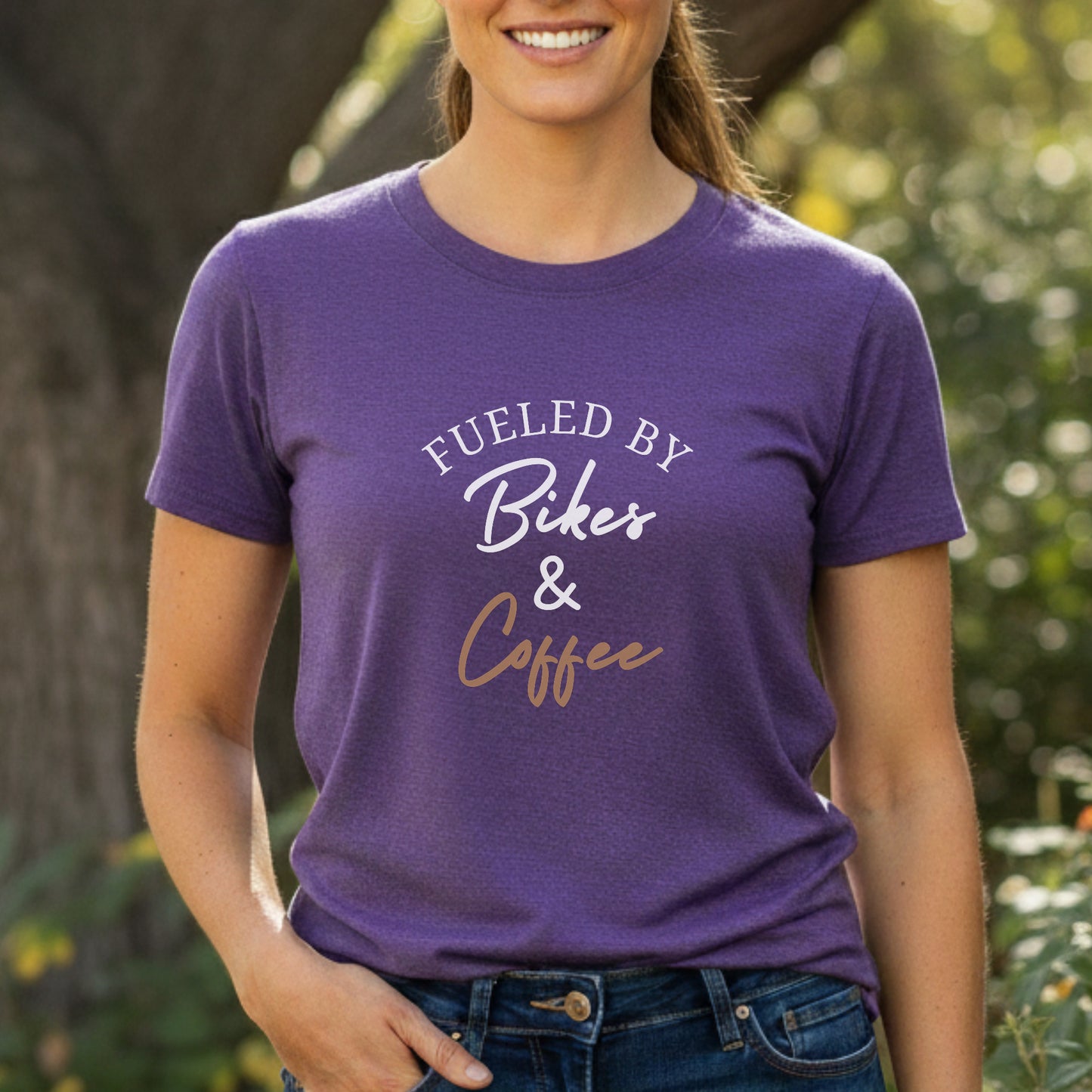 Fueled By Bikes & Coffee Tee