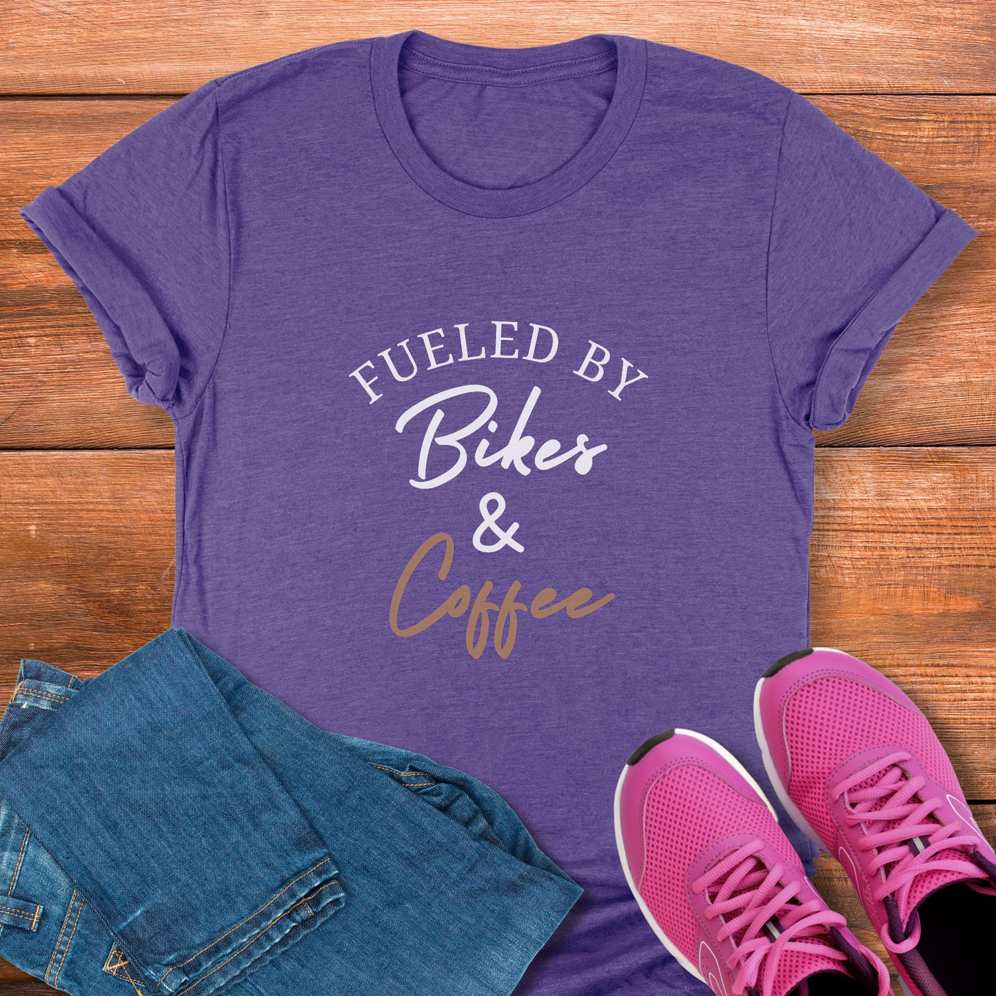 Fueled By Bikes & Coffee Tee