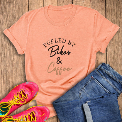 Fueled By Bikes & Coffee Tee