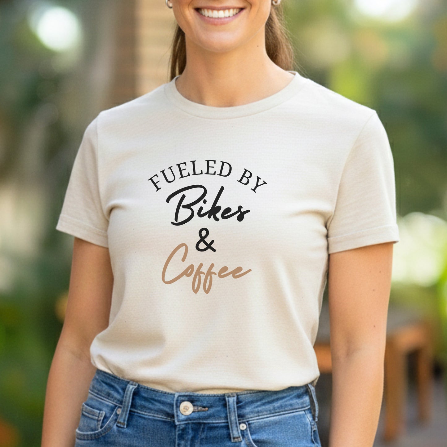 Fueled By Bikes & Coffee Tee