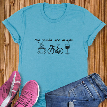 Needs Simple Wine Tee