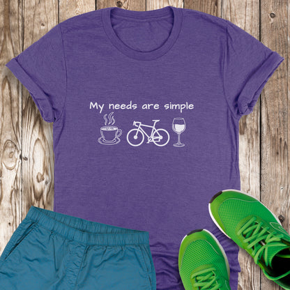 Needs Simple Wine Tee
