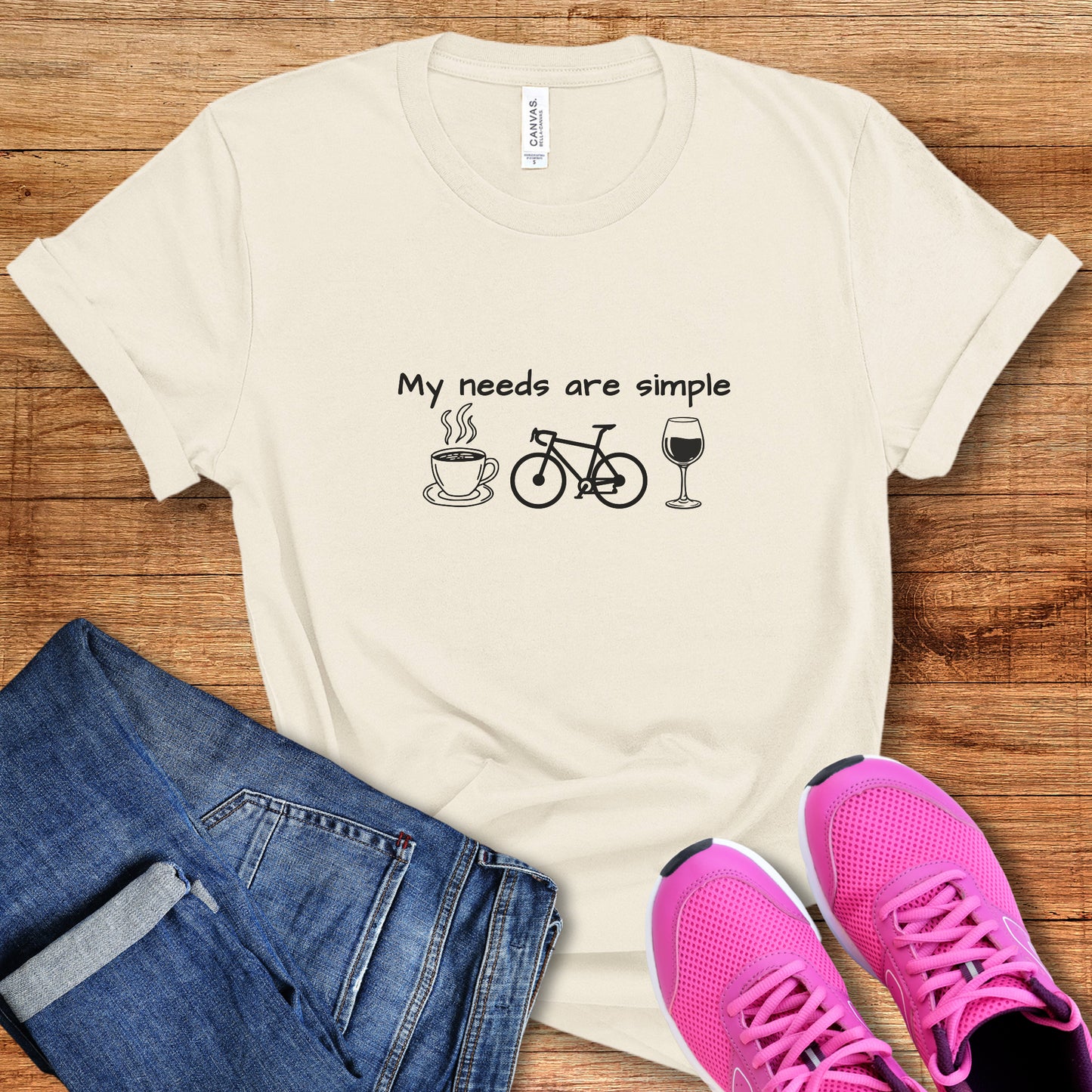 Needs Simple Wine Tee