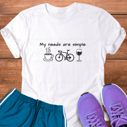 Needs Simple Wine Tee