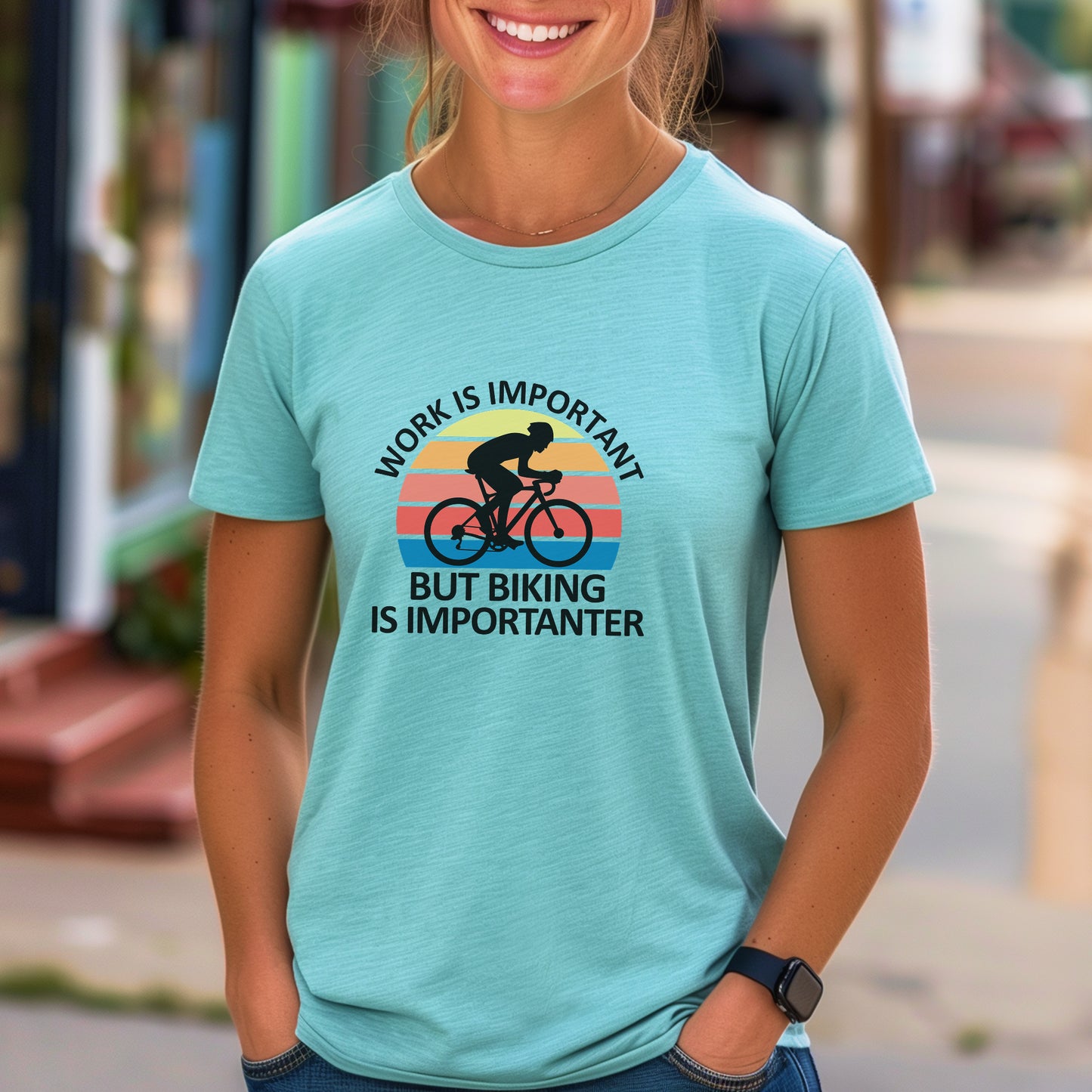 Biking Importanter Tee
