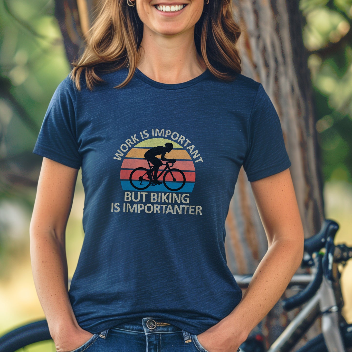 Biking Importanter Tee