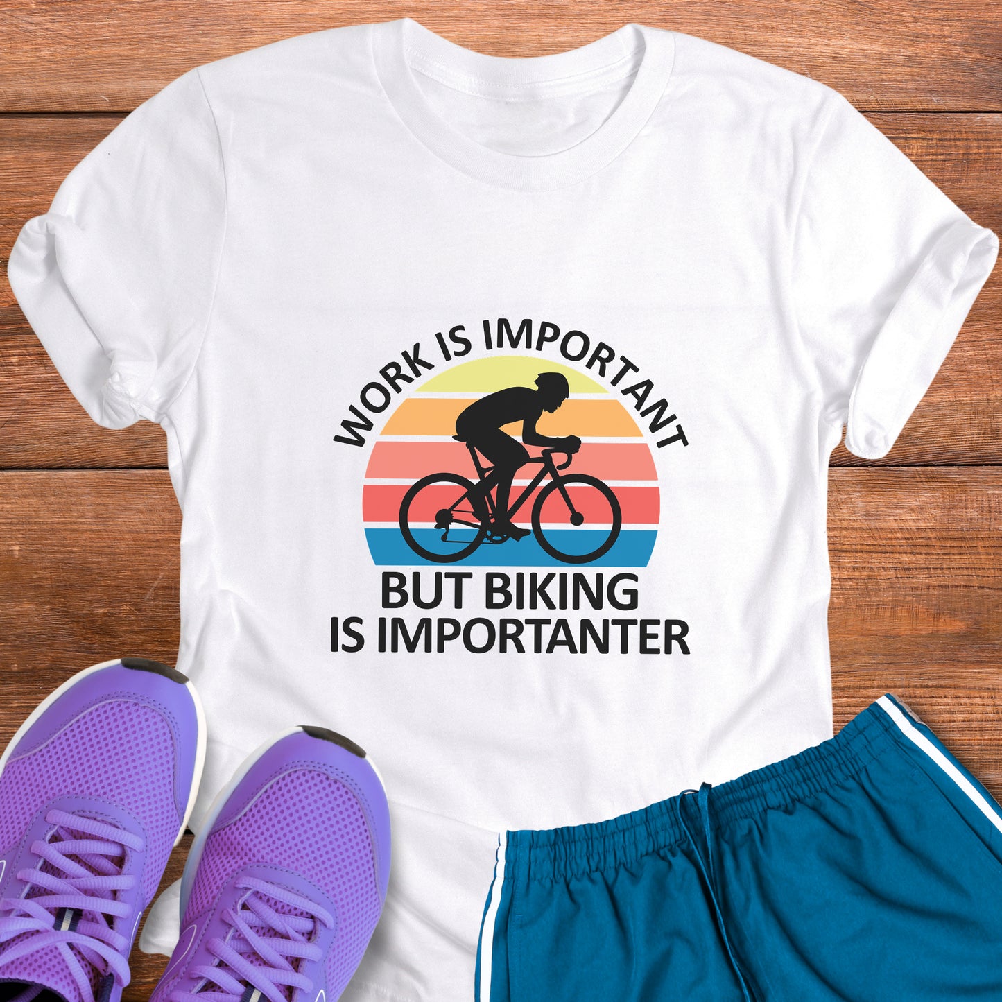 Biking Importanter Tee