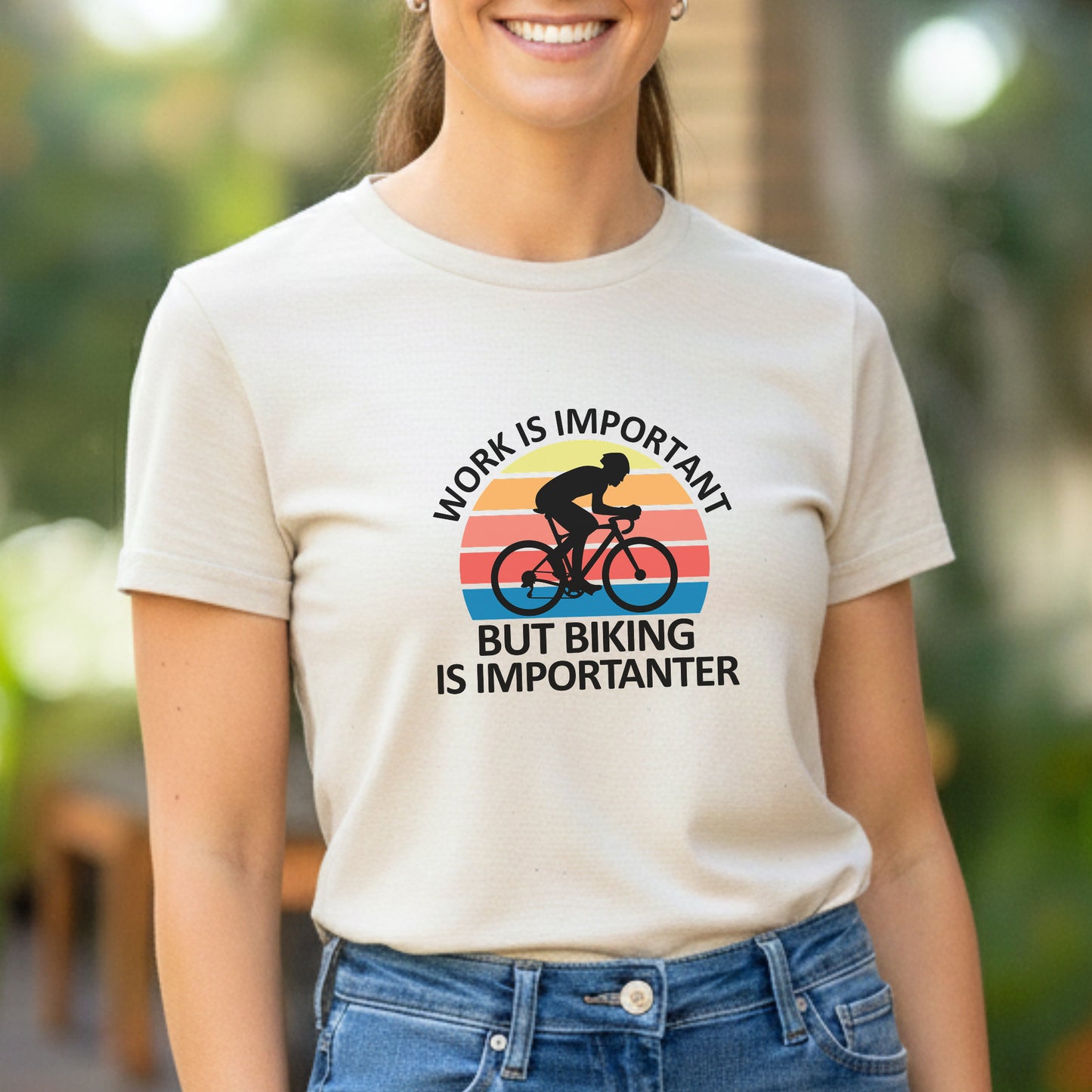 Biking Importanter Tee