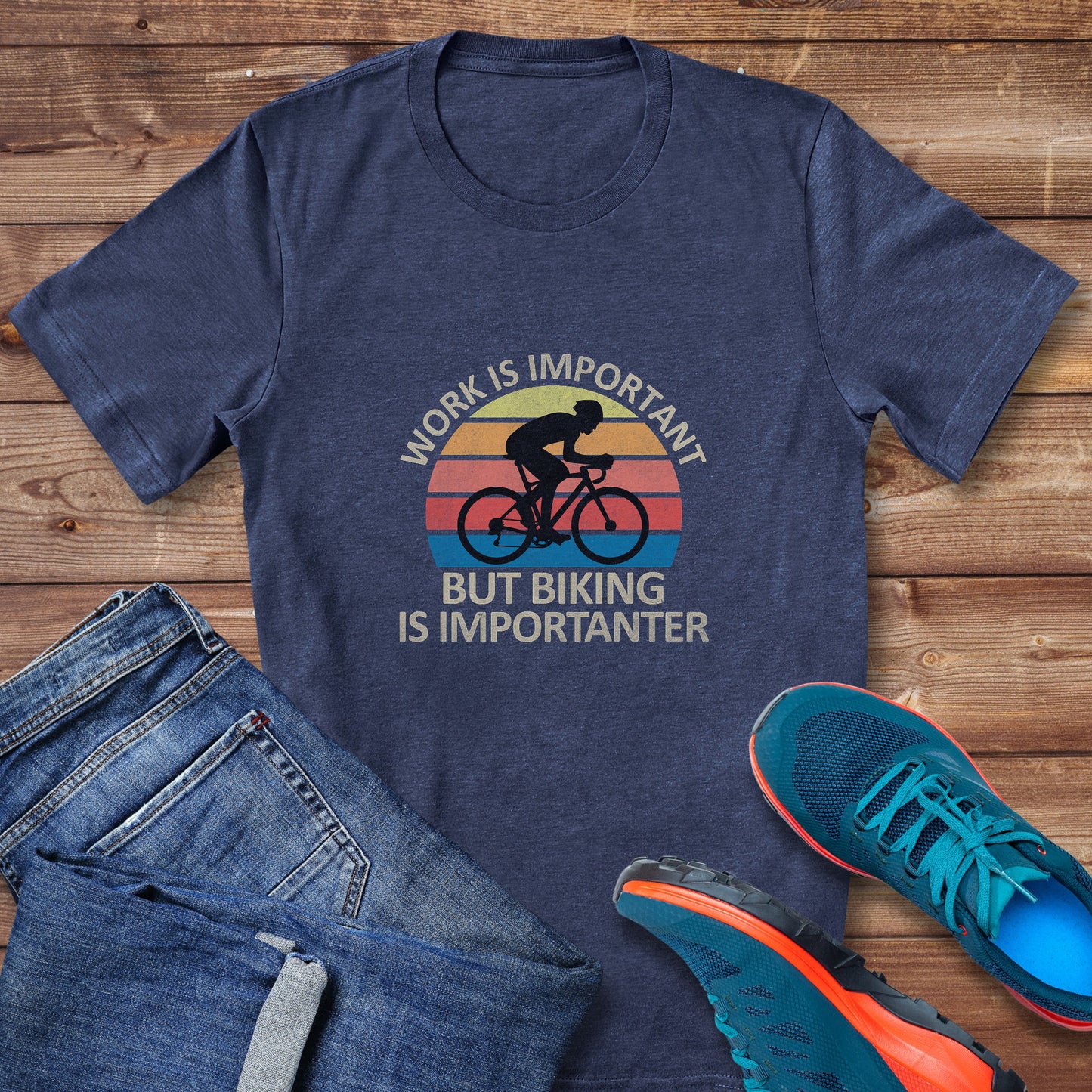 Biking Importanter Tee