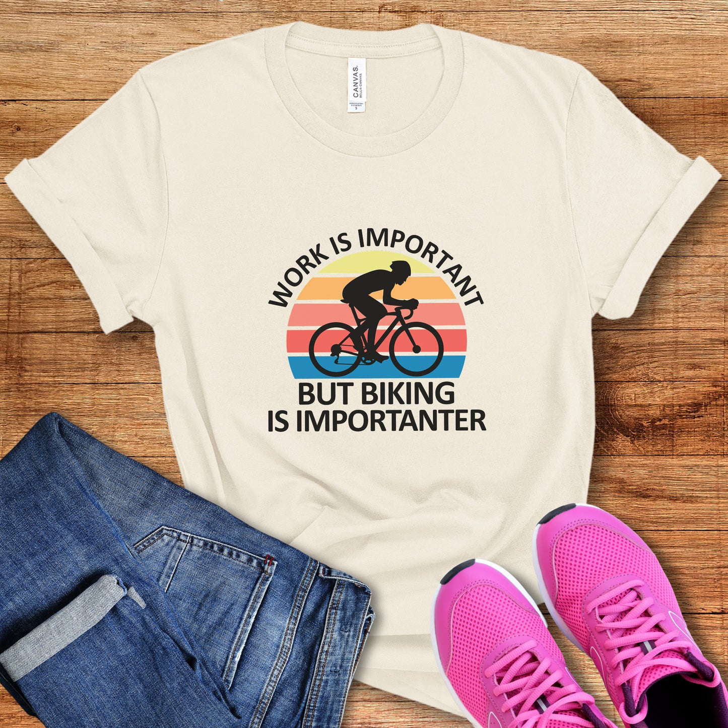Biking Importanter Tee