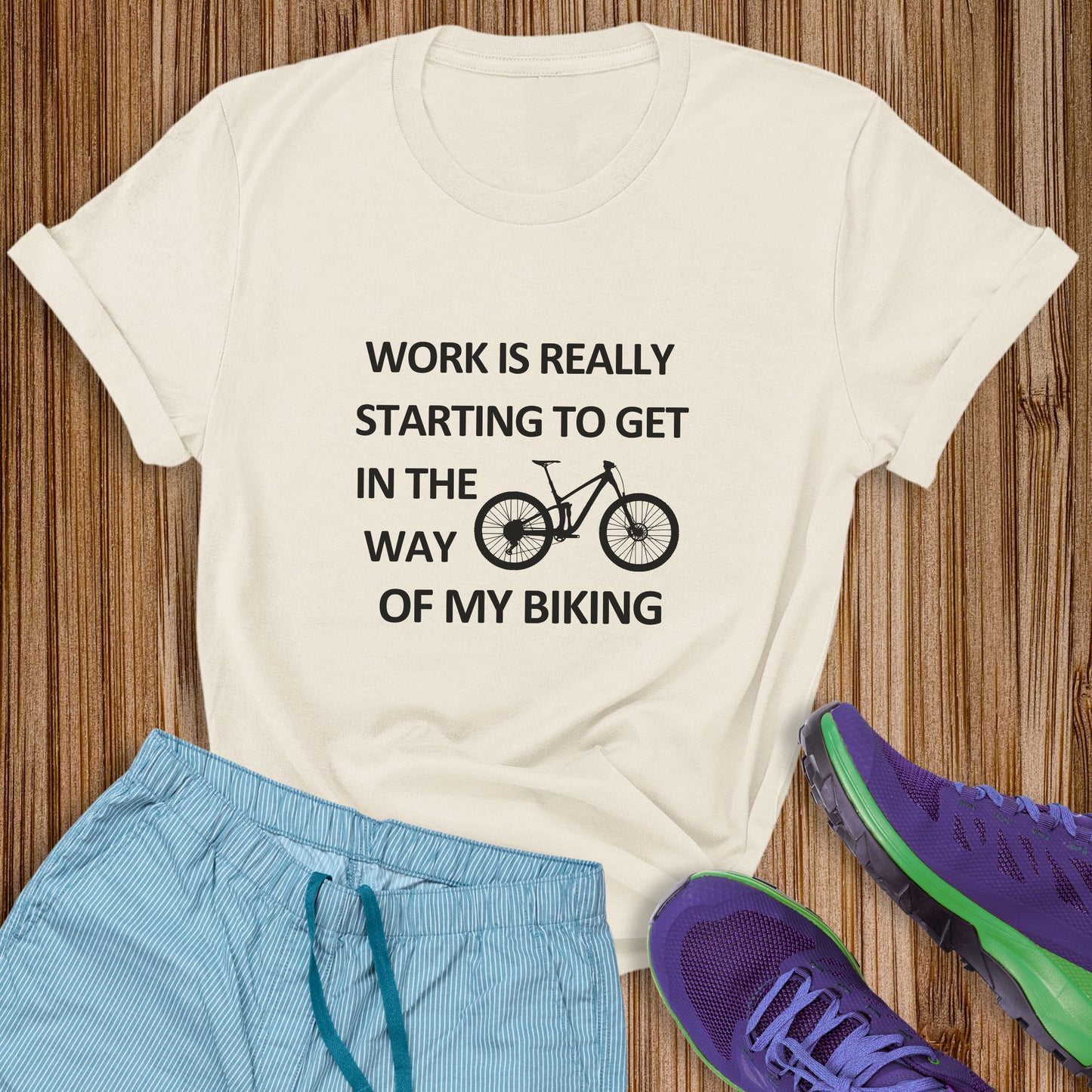Work In The Way MTB Tee