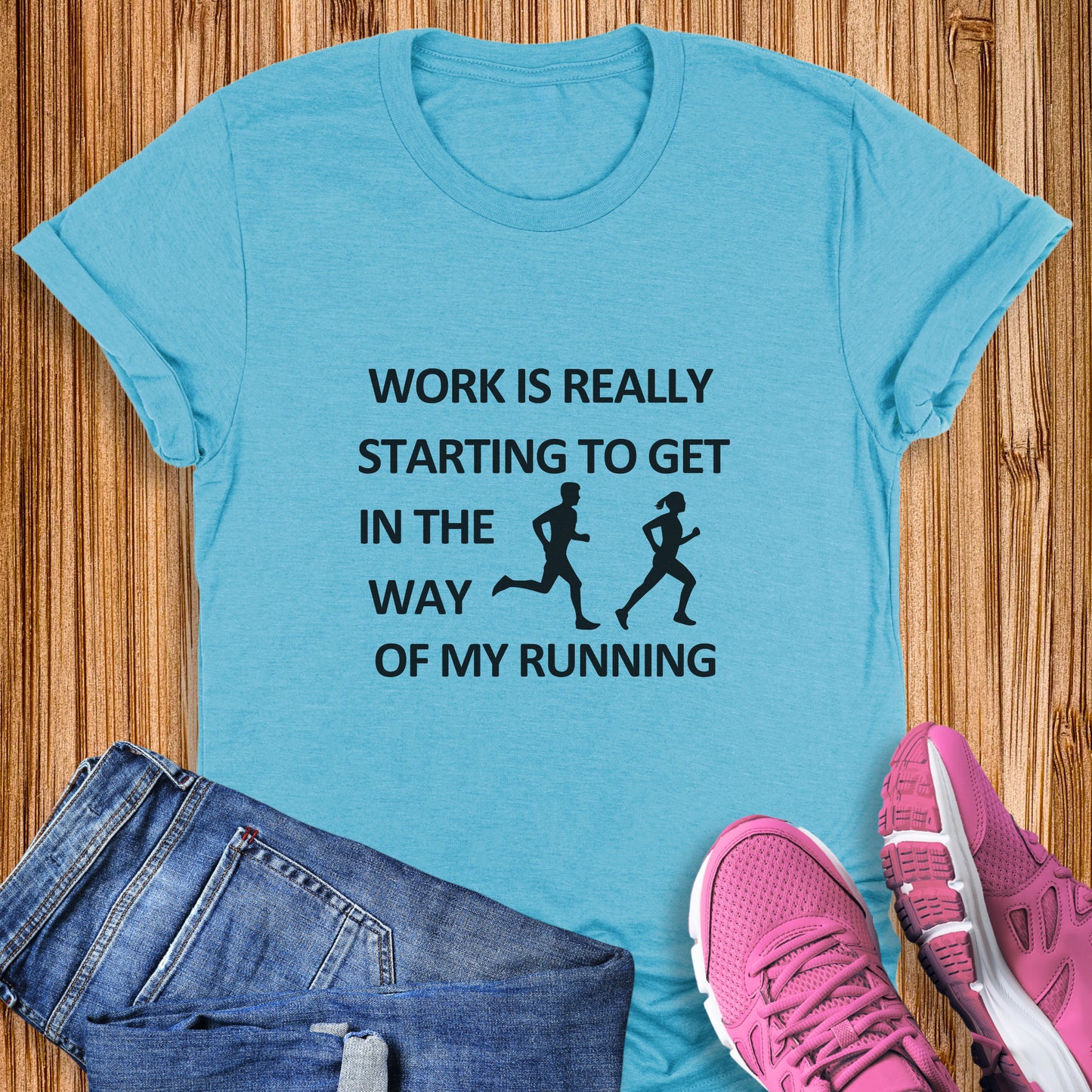 Work In Way Running Tee