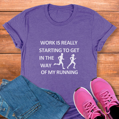 Work In Way Running Tee