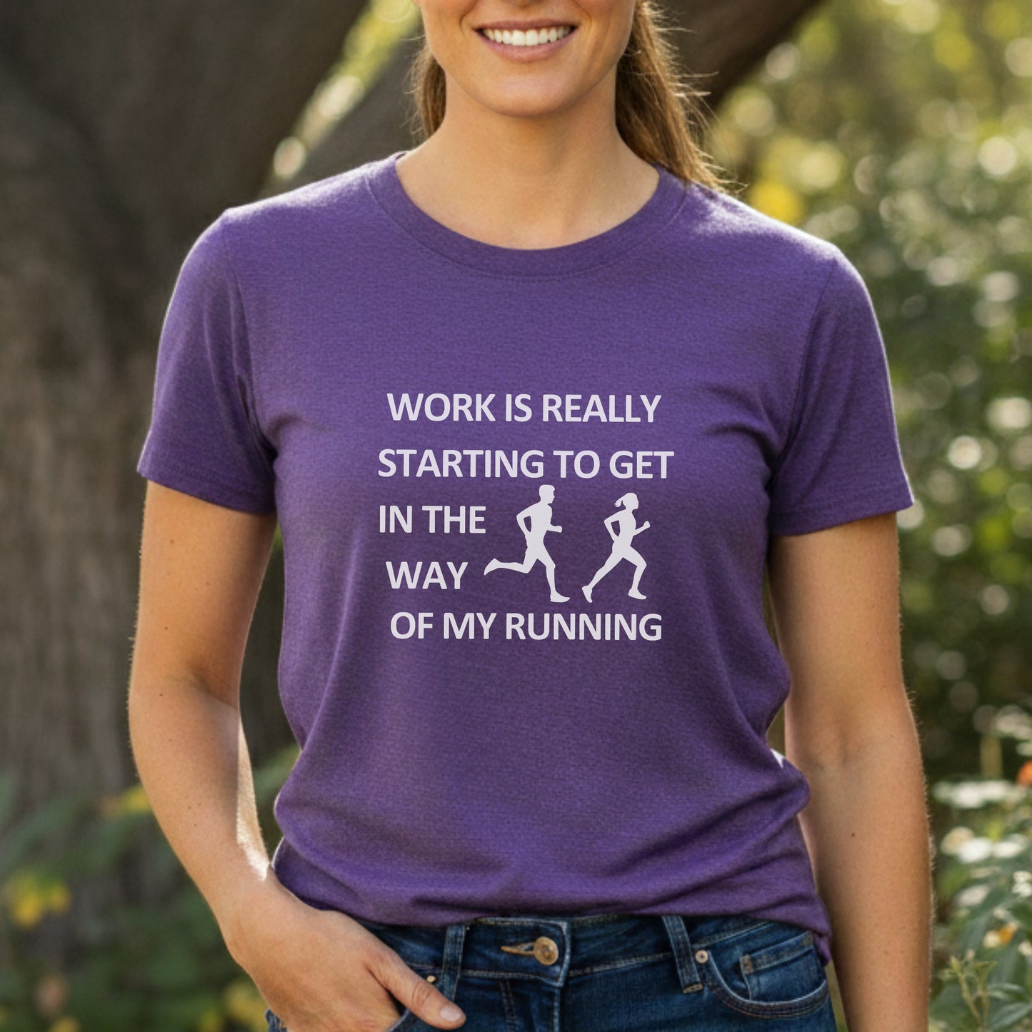 Work In Way Running Tee