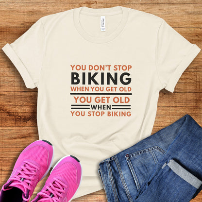 Don't Stop Biking Tee