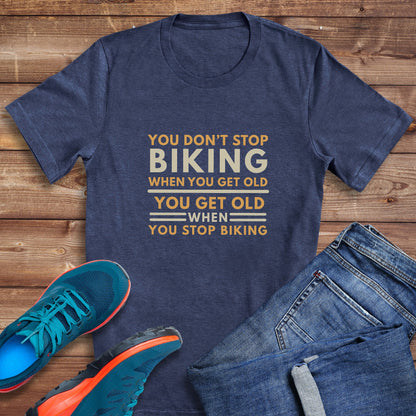 Don't Stop Biking Tee