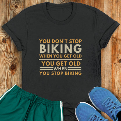 Don't Stop Biking Tee