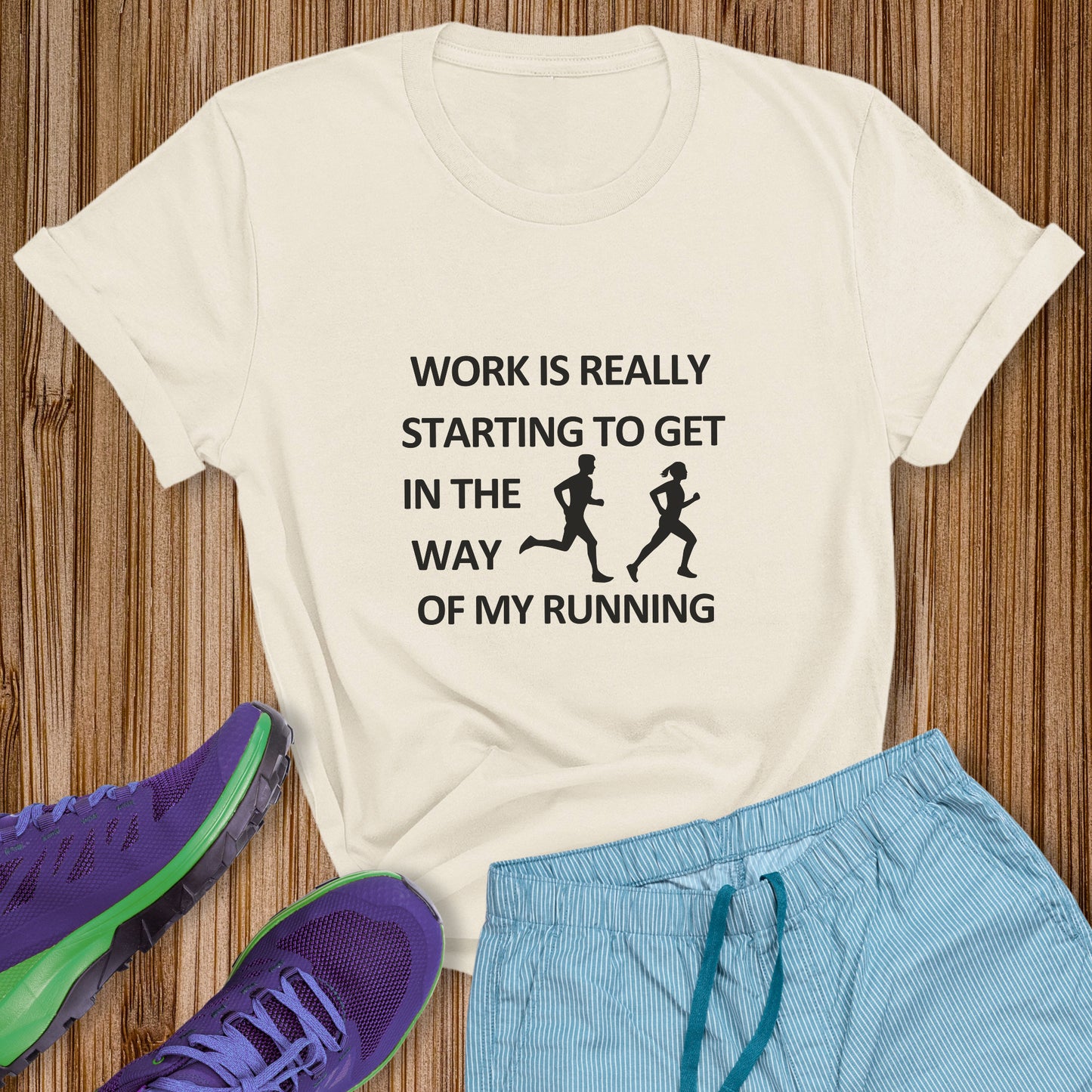 Work In Way Running Tee