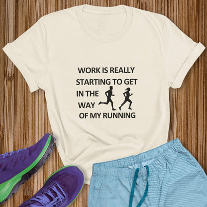 Work In Way Running Tee