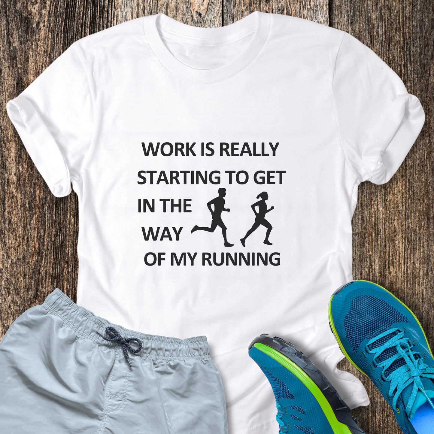 Work In Way Running Tee