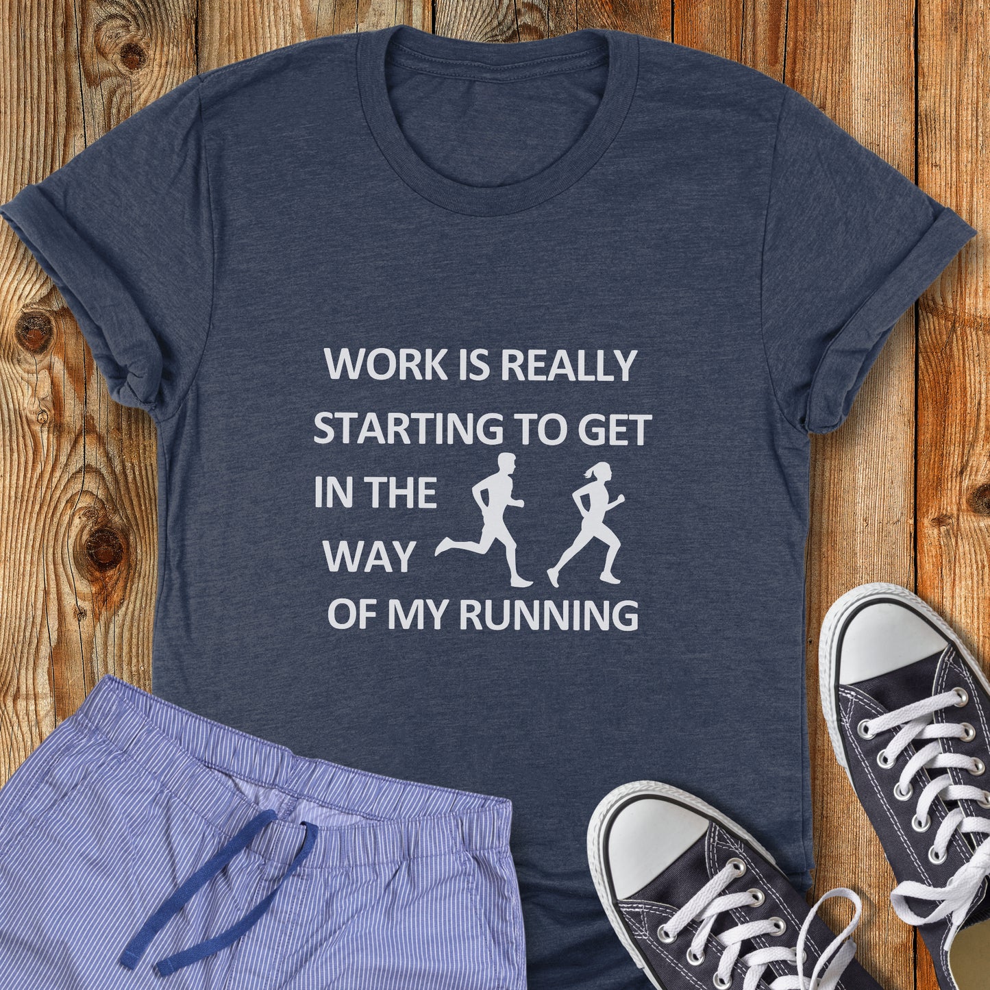 Work In Way Running Tee