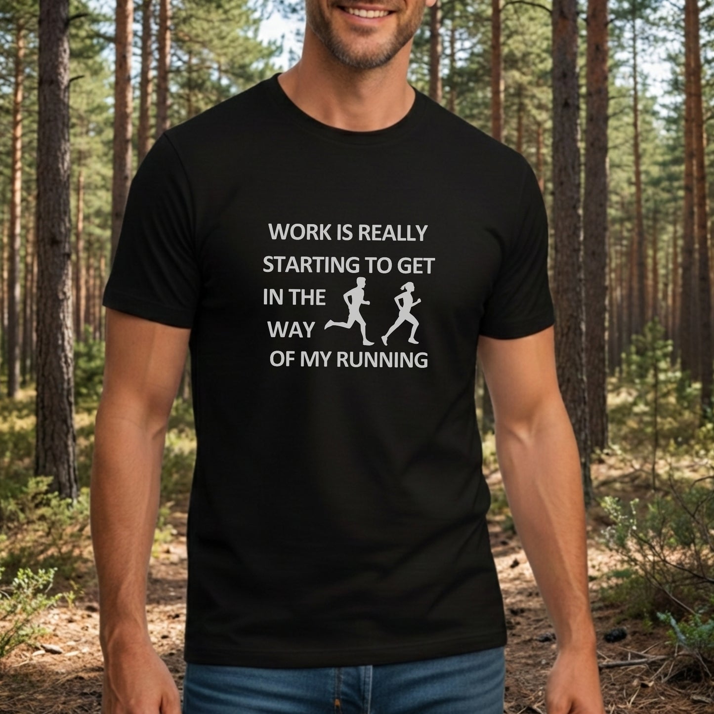 Work In Way Running Tee