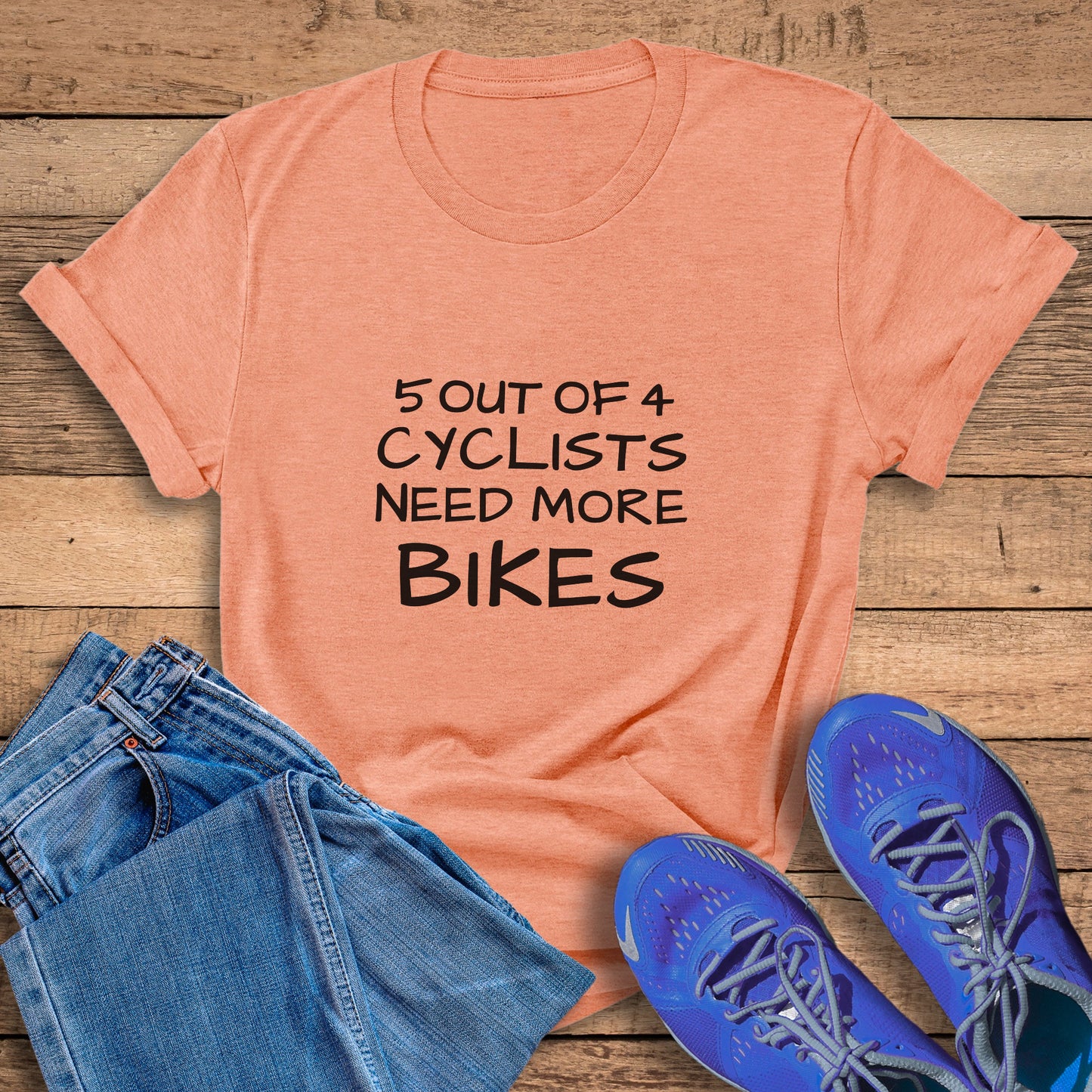 5 Out Of 4 Cyclists Tee