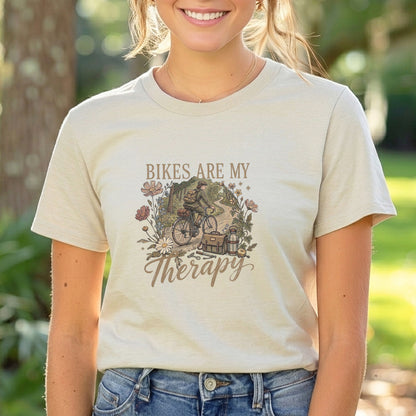 Bikes Are My Therapy Tee