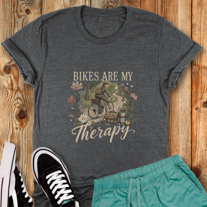 Bikes Are My Therapy Tee