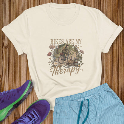 Bikes Are My Therapy Tee