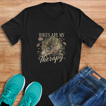 Bikes Are My Therapy Tee