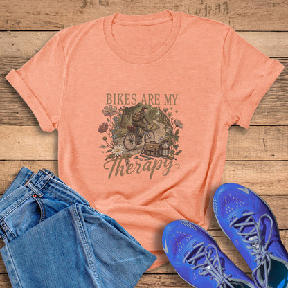 Bikes Are My Therapy Tee
