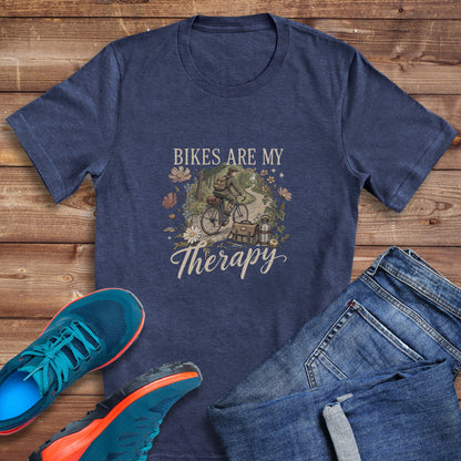Bikes Are My Therapy Tee