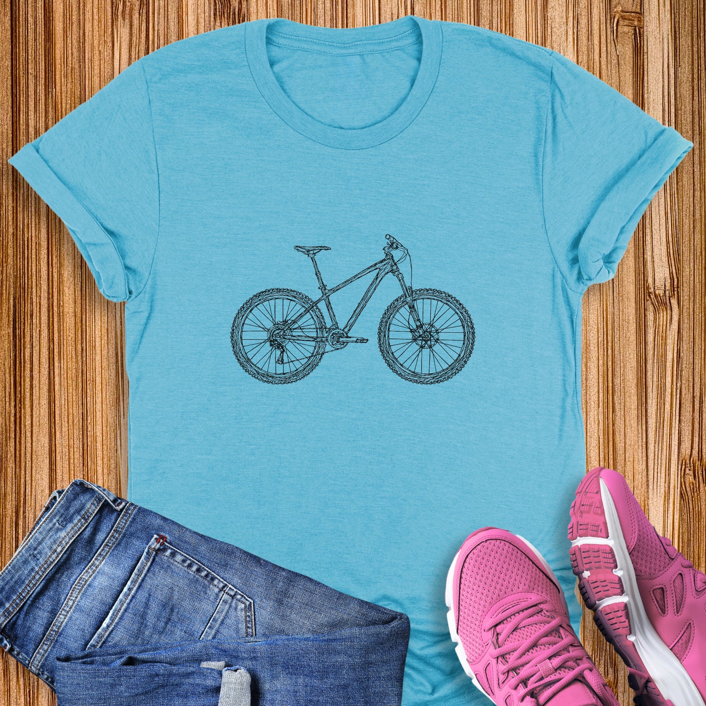 Line Art Hardtail Tee