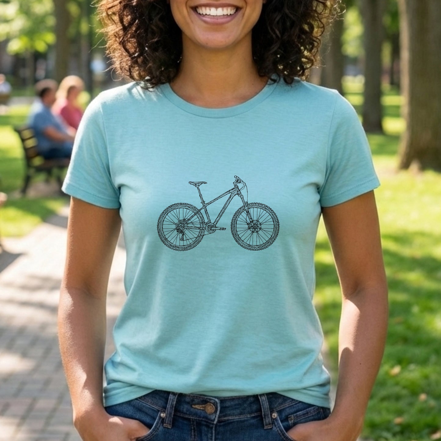 Line Art Hardtail Tee