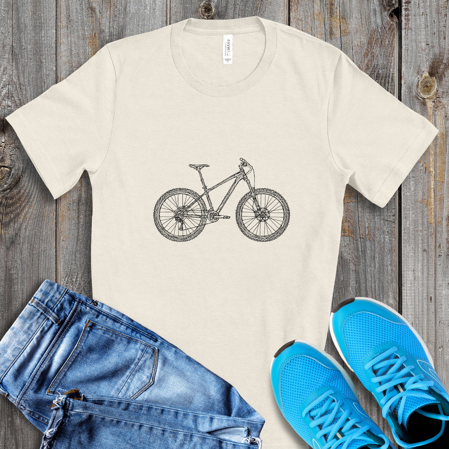 Line Art Hardtail Tee