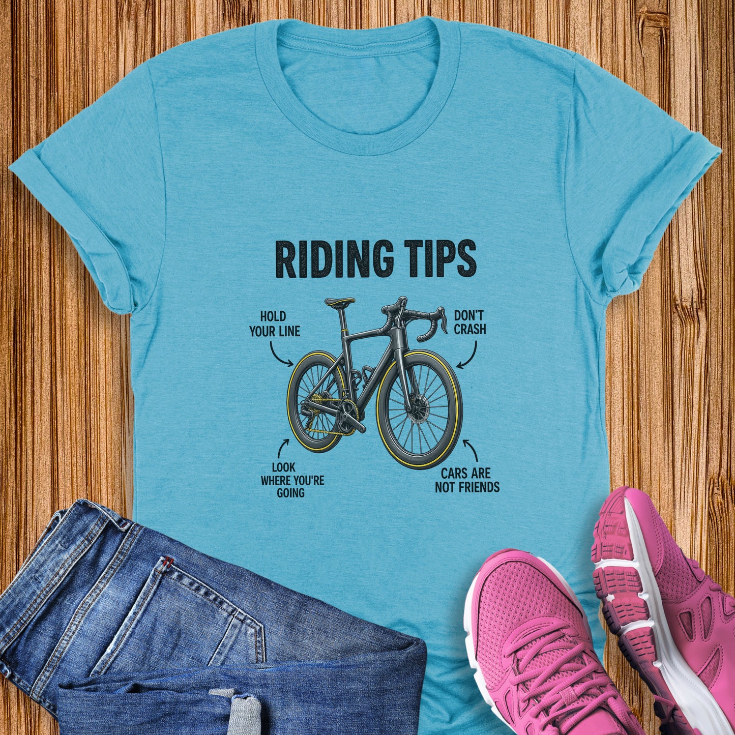 Road Riding Tips Tee