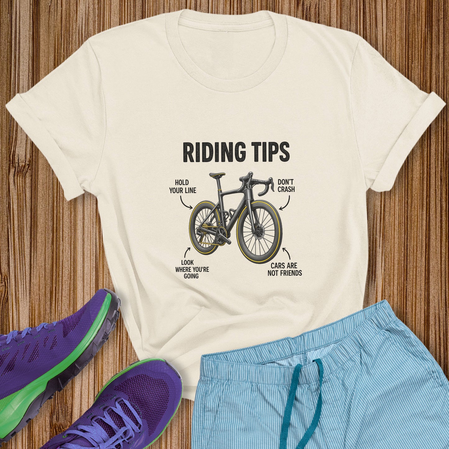 Road Riding Tips Tee