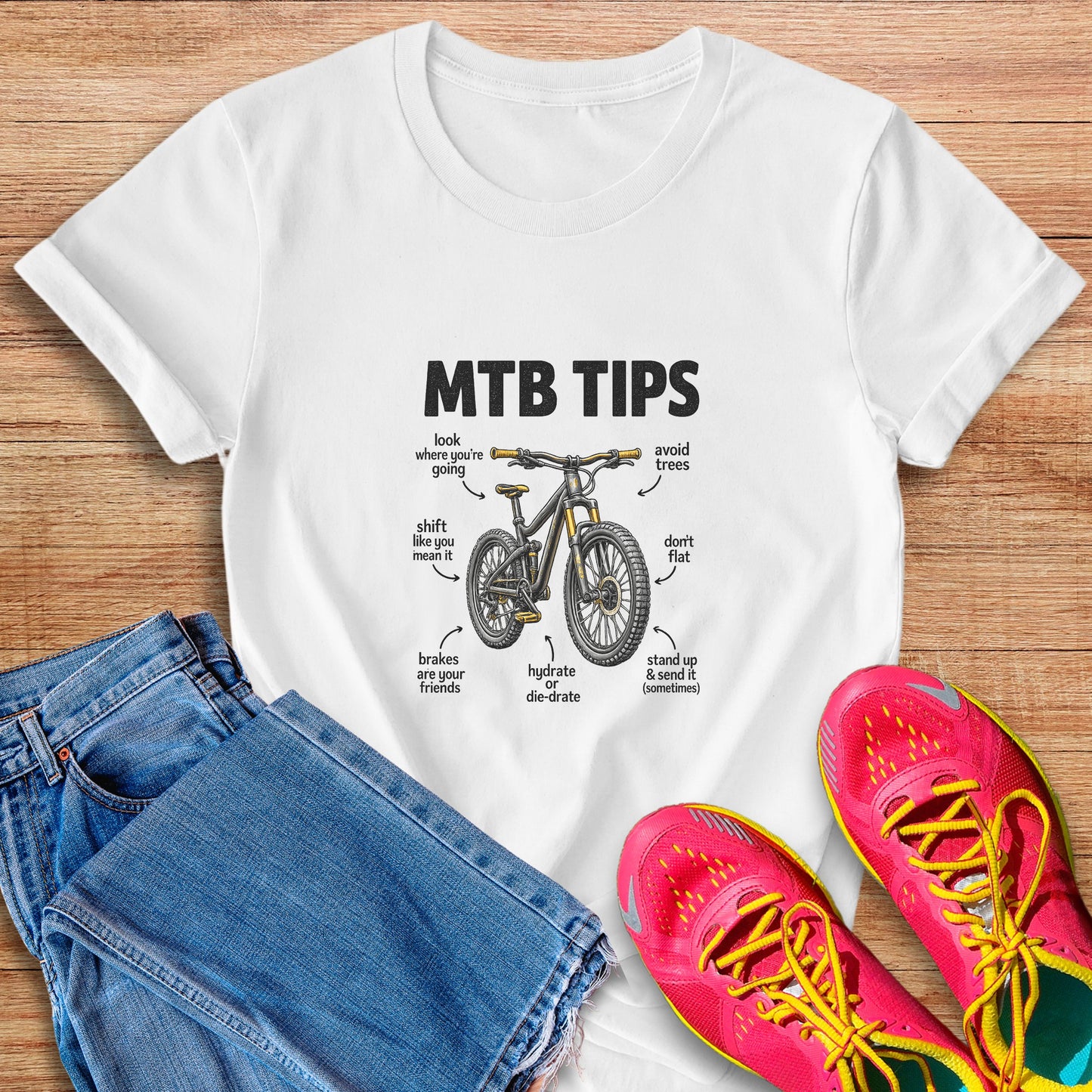6 MTB Tips Tee