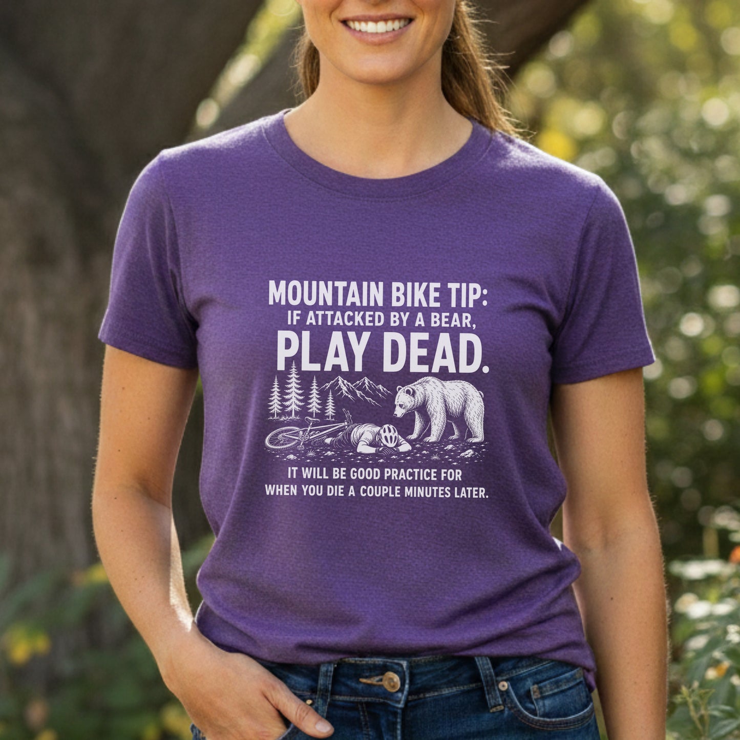 Bear Attack MTB Tip Tee