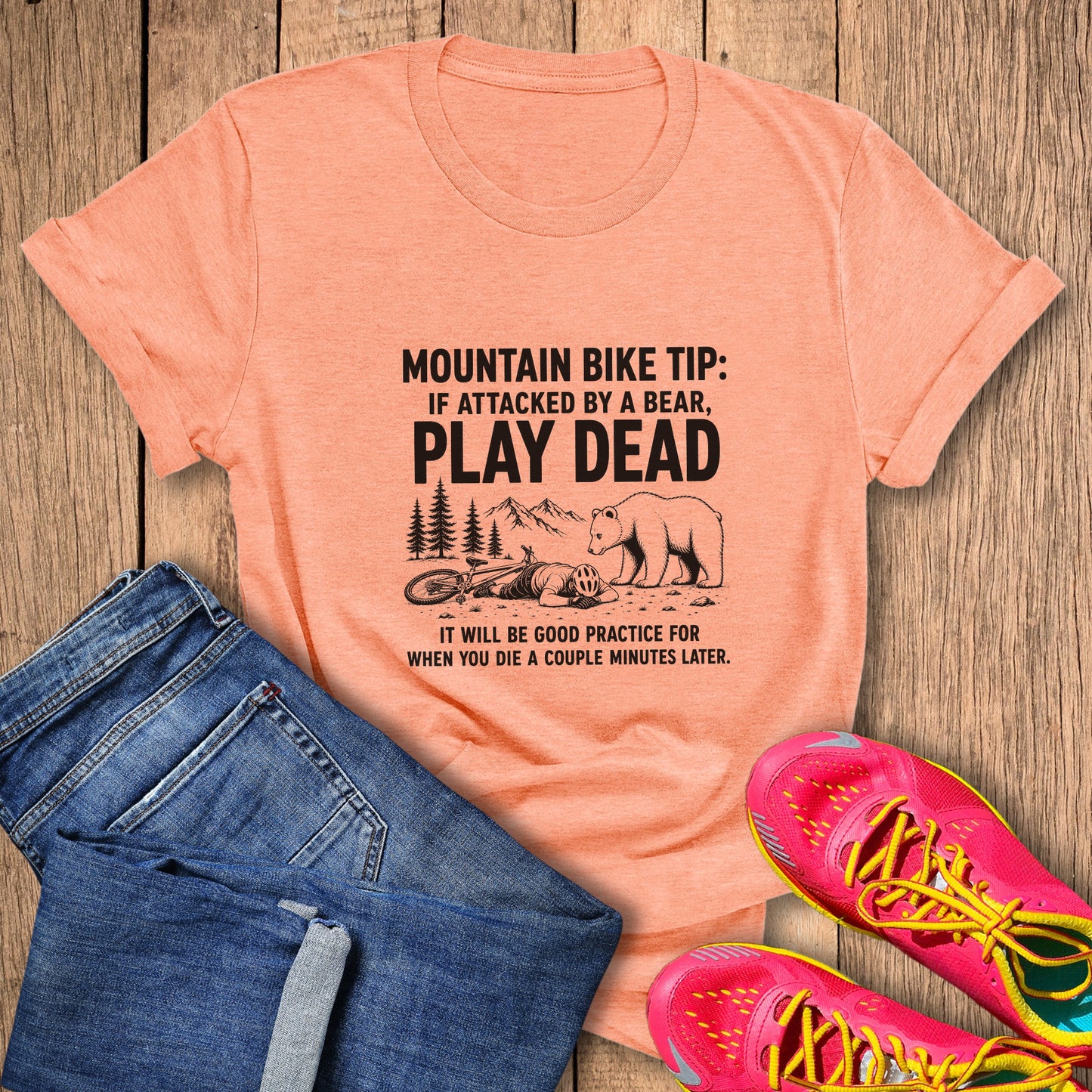 Bear Attack MTB Tip Tee