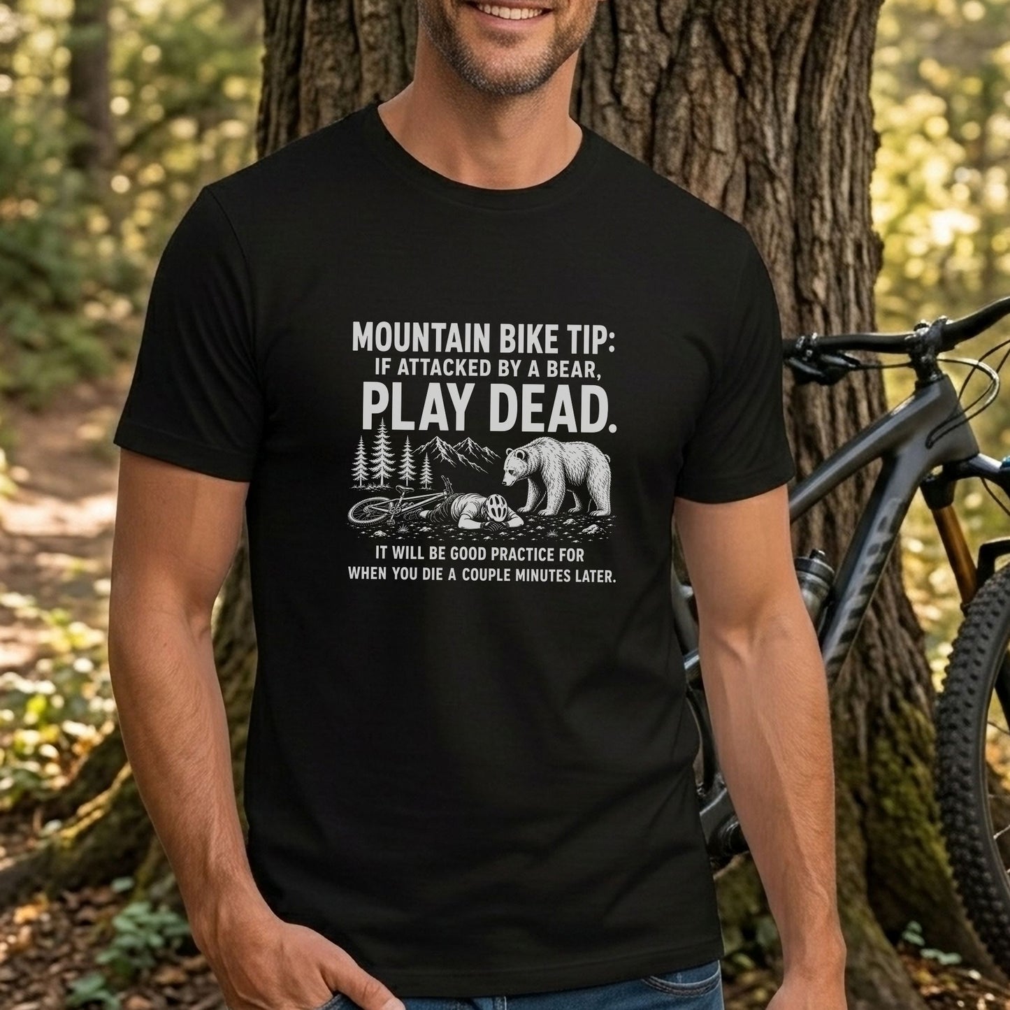 Bear Attack MTB Tip Tee