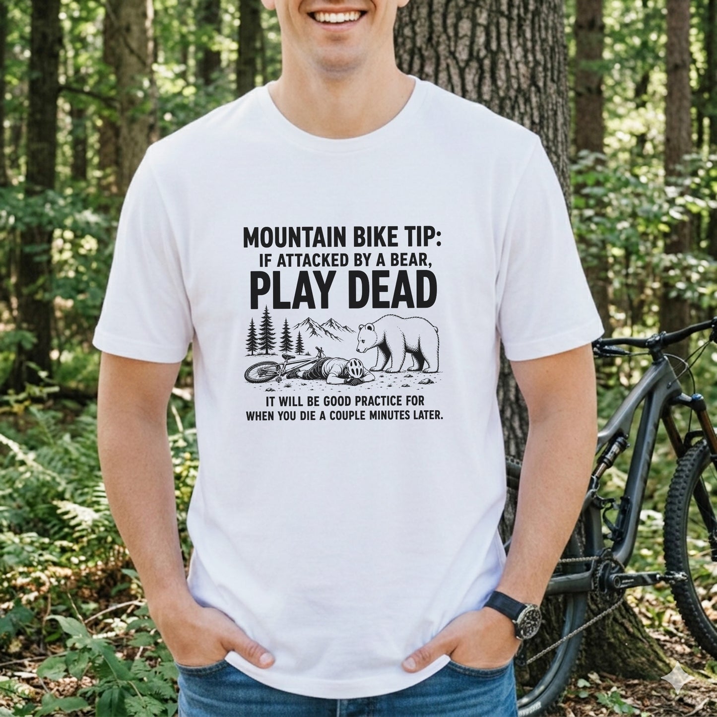 Bear Attack MTB Tip Tee