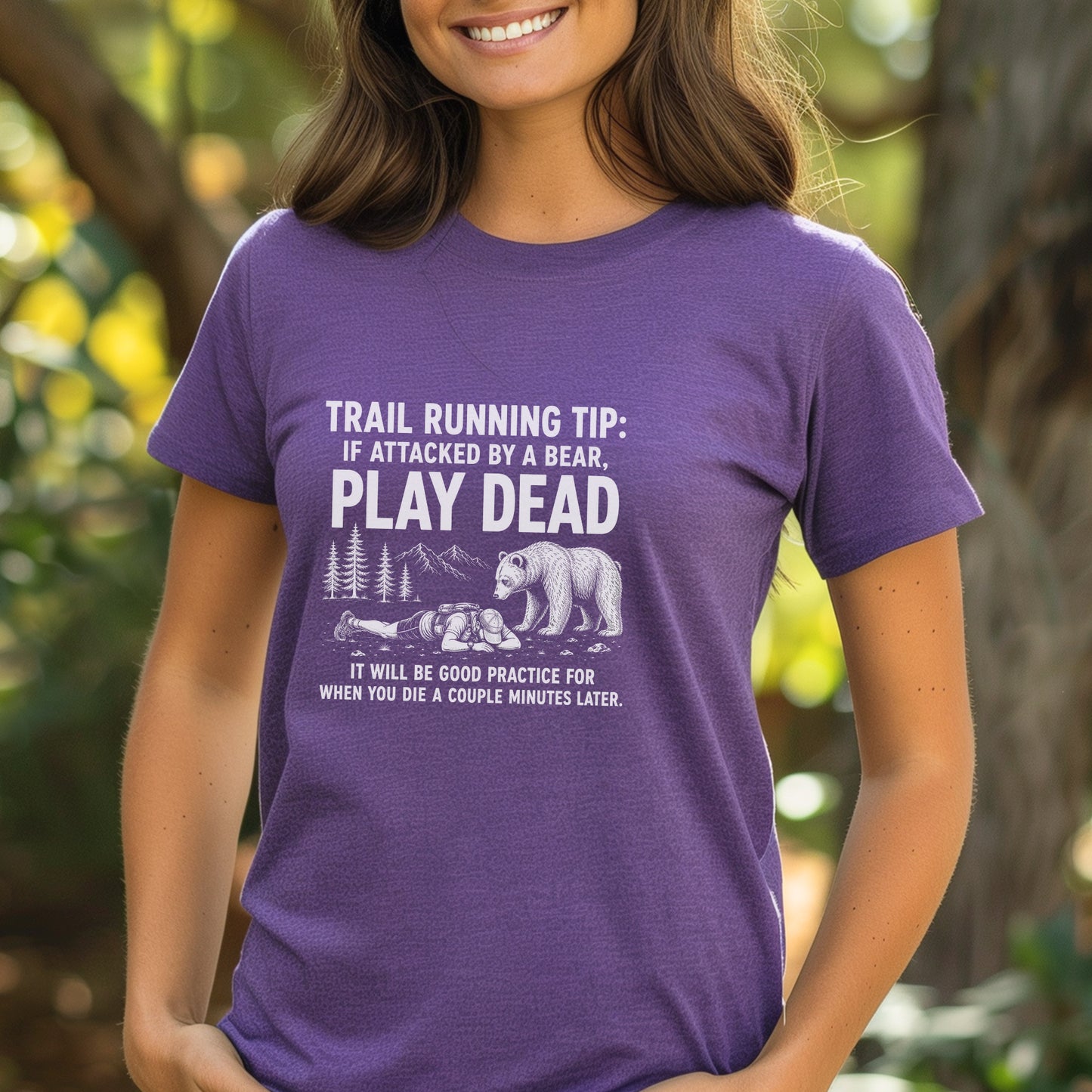 Bear Attack Run Tip Tee