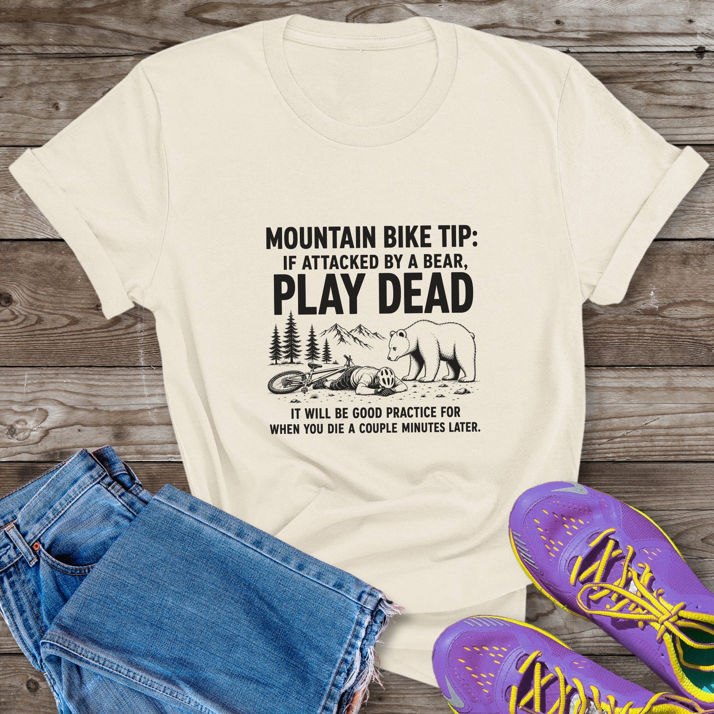 Bear Attack MTB Tip Tee