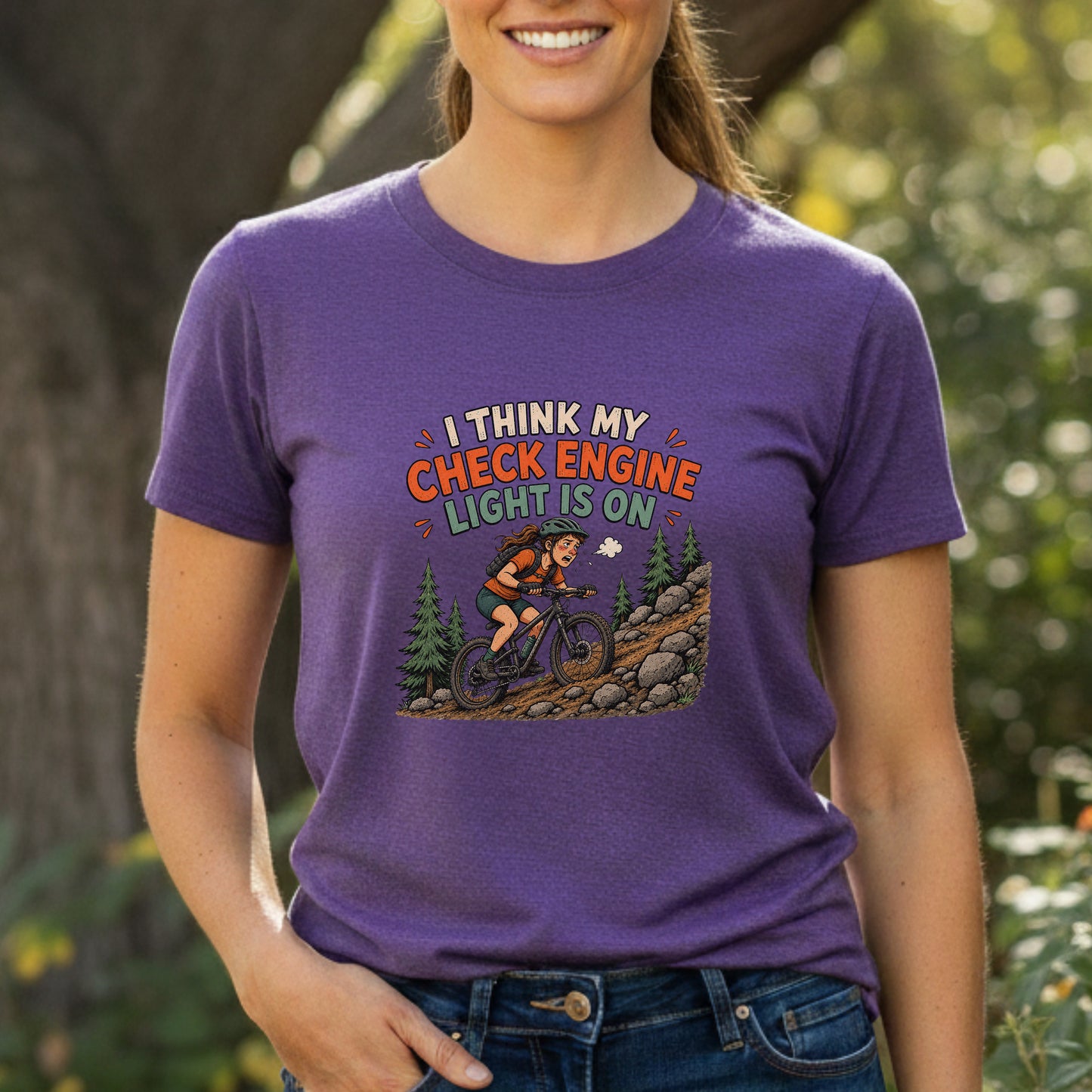 Check Engine MTB Female Tee