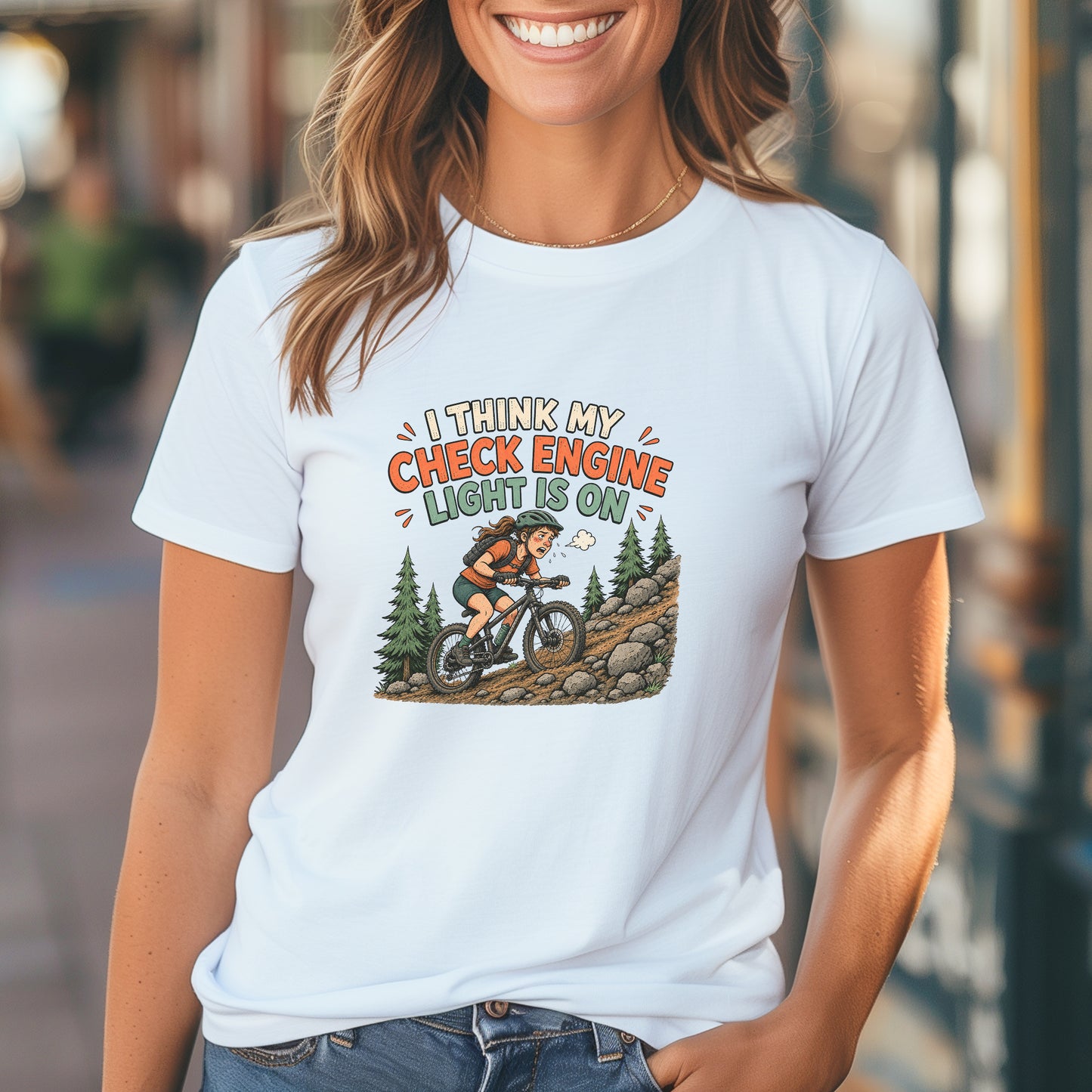 Check Engine MTB Female Tee