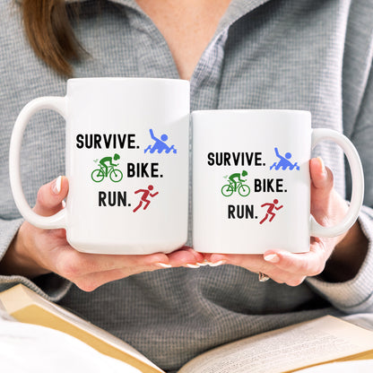 Survive Bike Run Mug