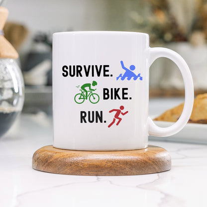 Survive Bike Run Mug