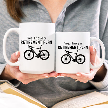 Retirement Plan Cycling Mug